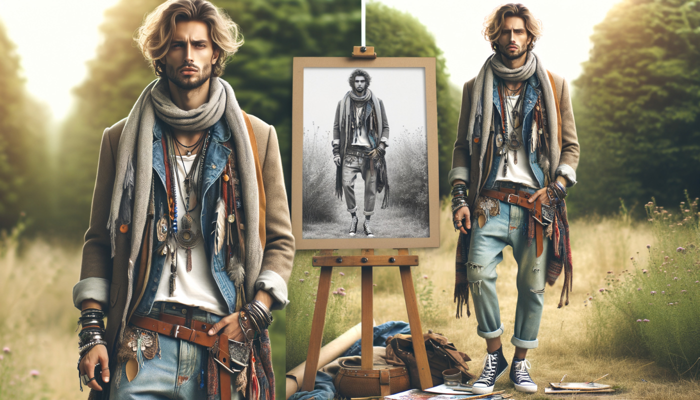Guía Definitiva para un Look Bohemio Masculino: Estilo y Libertad