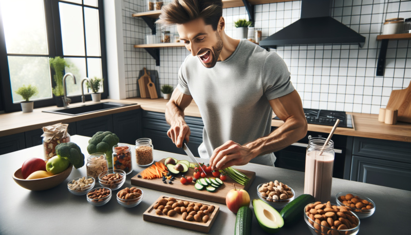 Delicias Rápidas: Snacks Saludables Para el Hombre en Movimiento
