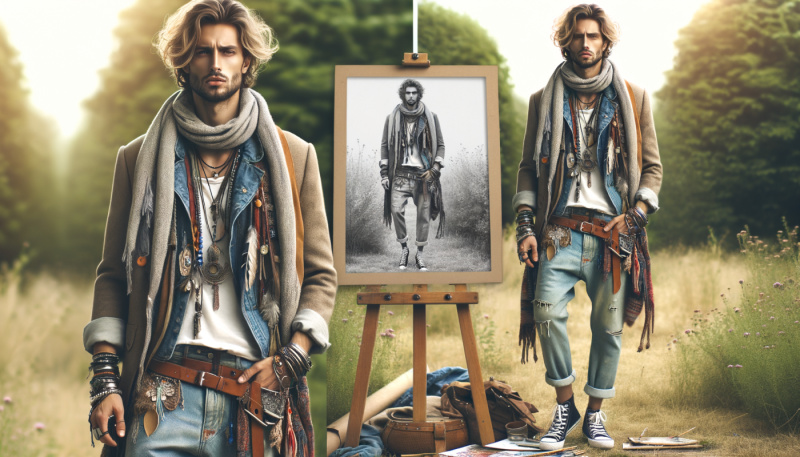 Guía Definitiva para un Look Bohemio Masculino: Estilo y Libertad