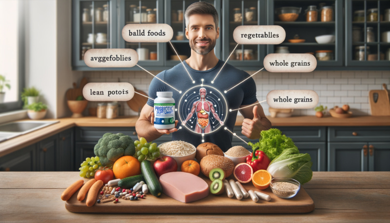 Probióticos: Aliados Esenciales en la Dieta del Hombre Moderno